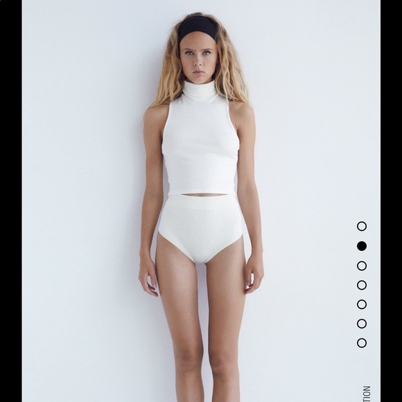 Zara Tops - Zara High-collar Top